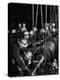 TVA Workers Installing Huge Generator at World's Largest Coal Fueled Steam Plant-Margaret Bourke-White-Stretched Canvas