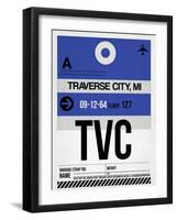 TVC Traverse City Luggage Tag I-NaxArt-Framed Art Print