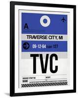 TVC Traverse City Luggage Tag I-NaxArt-Framed Art Print