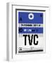 TVC Traverse City Luggage Tag I-NaxArt-Framed Art Print