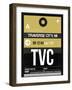 TVC Traverse City Luggage Tag II-NaxArt-Framed Art Print