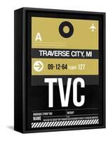 TVC Traverse City Luggage Tag II-NaxArt-Framed Stretched Canvas