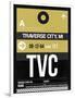 TVC Traverse City Luggage Tag II-NaxArt-Framed Art Print