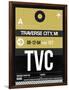 TVC Traverse City Luggage Tag II-NaxArt-Framed Art Print