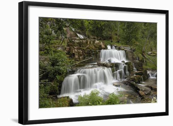 Tvindefossen Waterfall, Tvinde Near Voss, Hordaland, Norway, Scandinavia, Europe-Gary Cook-Framed Photographic Print