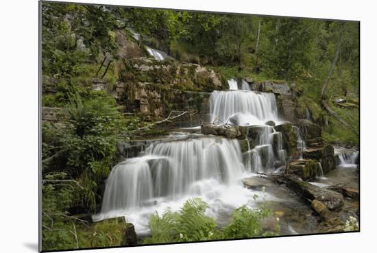 Tvindefossen Waterfall, Tvinde Near Voss, Hordaland, Norway, Scandinavia, Europe-Gary Cook-Mounted Photographic Print