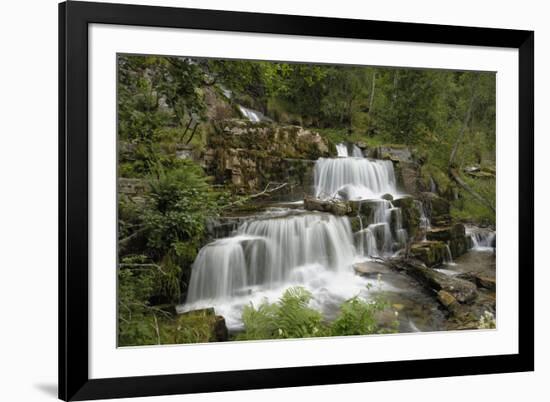 Tvindefossen Waterfall, Tvinde Near Voss, Hordaland, Norway, Scandinavia, Europe-Gary Cook-Framed Photographic Print