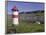 Tvoroyri Village and Lighthouse, Suduroy, Suduroy Island, Faroe Islands, Denmark, Europe-Patrick Dieudonne-Framed Photographic Print