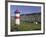 Tvoroyri Village and Lighthouse, Suduroy, Suduroy Island, Faroe Islands, Denmark, Europe-Patrick Dieudonne-Framed Photographic Print