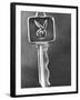Twa Exec. Barry Wiksten's Key to the Playboy Club-null-Framed Photographic Print