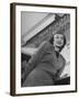 Twa Stewardess Jean Herman at Shannon Airport-Nat Farbman-Framed Premium Photographic Print