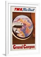 TWA to the Grand Canyon-null-Framed Art Print