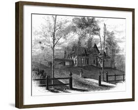 Twain Home Hartford-null-Framed Art Print