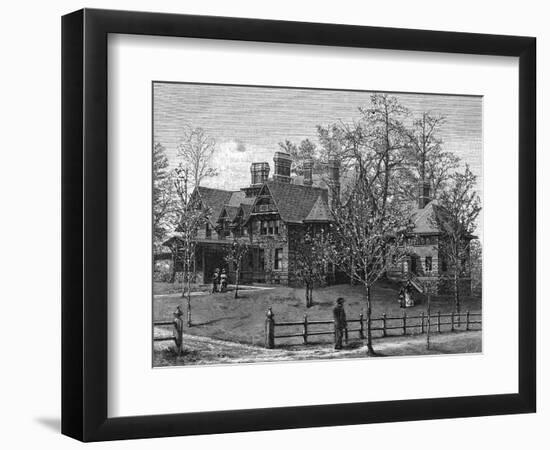 Twain Home Hartford-null-Framed Art Print