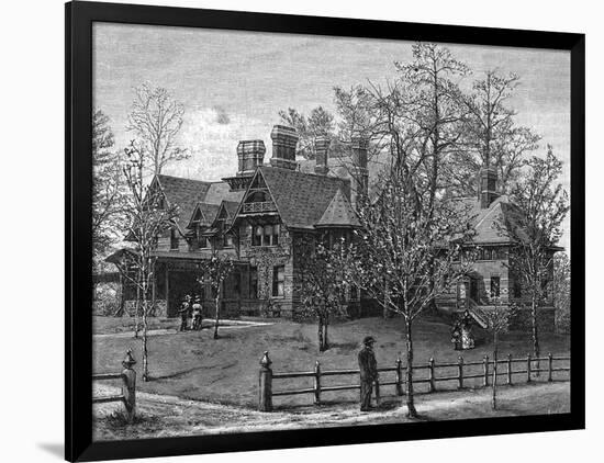 Twain Home Hartford-null-Framed Art Print