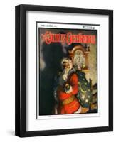 "'Twas the Night before Christmas," Country Gentleman Cover, December 1, 1925-Andrew Wyeth-Framed Giclee Print