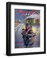 Twas the Night before Christmas-Nicoll-Framed Premium Giclee Print