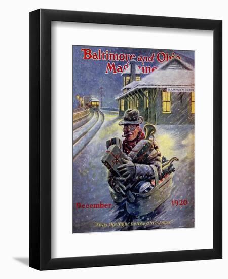 Twas the Night before Christmas-Nicoll-Framed Premium Giclee Print