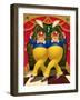 Tweedledum and Tweedledee, 1998-Frances Broomfield-Framed Giclee Print
