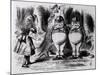 Tweedledum and Tweedledee, Illustration from "Through the Looking Glass," by Lewis Carroll, 1872-John Tenniel-Mounted Giclee Print