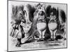 Tweedledum and Tweedledee, Illustration from "Through the Looking Glass," by Lewis Carroll, 1872-John Tenniel-Mounted Giclee Print