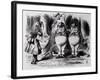 Tweedledum and Tweedledee, Illustration from "Through the Looking Glass," by Lewis Carroll, 1872-John Tenniel-Framed Giclee Print