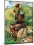 Twelfth and thirteenth century peasant 's costume-Dion Clayton Calthrop-Mounted Giclee Print