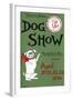 Twelfth Annual Dog Show, Mechanics Hall, Boston, April 20, 21, 22, 23. 1896.-null-Framed Art Print