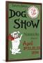 Twelfth Annual Dog Show, Mechanics Hall, Boston, April 20, 21, 22, 23. 1896.-null-Framed Art Print