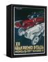 Twelfth Italian Grand Prix at Monza, September 9, 1934 by Plinio Codognato, Poster-null-Framed Stretched Canvas