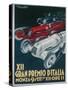 Twelfth Italian Grand Prix at Monza, September 9, 1934 by Plinio Codognato, Poster-null-Stretched Canvas