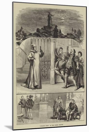 Twelfth Night at the Lyceum Theatre-David Henry Friston-Mounted Giclee Print