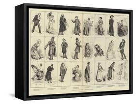 Twelfth-Night Characters-Frederick Barnard-Framed Stretched Canvas