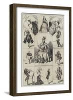 Twelfth Night Characters-Alfred Crowquill-Framed Giclee Print