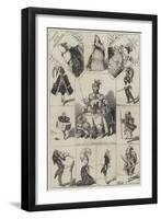 Twelfth Night Characters-Alfred Crowquill-Framed Giclee Print