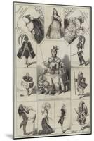 Twelfth Night Characters-Alfred Crowquill-Mounted Giclee Print