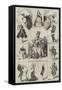 Twelfth Night Characters-Alfred Crowquill-Framed Stretched Canvas