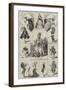 Twelfth Night Characters-Alfred Crowquill-Framed Giclee Print