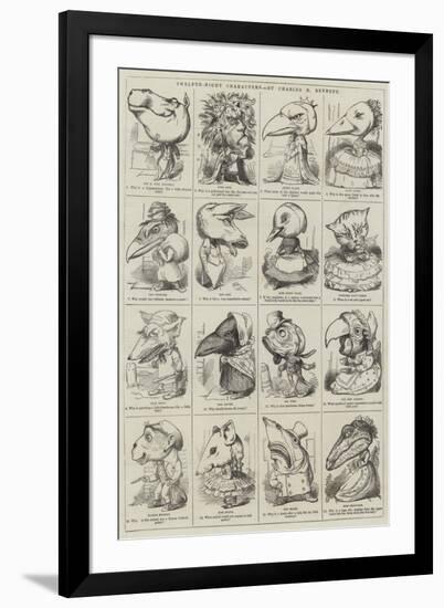 Twelfth-Night Characters-null-Framed Giclee Print