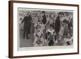 Twelfth Night in the City, the Children's Fancy Dress Ball at the Mansion House-William Hatherell-Framed Giclee Print