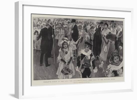 Twelfth Night in the City, the Children's Fancy Dress Ball at the Mansion House-William Hatherell-Framed Giclee Print