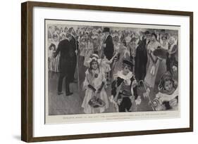 Twelfth Night in the City, the Children's Fancy Dress Ball at the Mansion House-William Hatherell-Framed Giclee Print