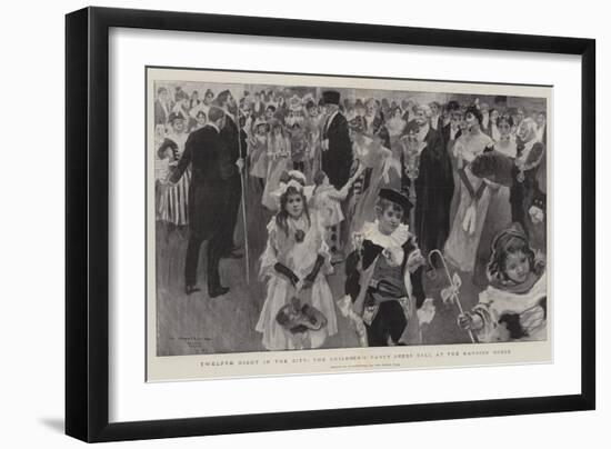 Twelfth Night in the City, the Children's Fancy Dress Ball at the Mansion House-William Hatherell-Framed Giclee Print