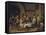 Twelfth Night Party, 1650-1660-David Teniers the Younger-Framed Stretched Canvas