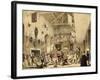 Twelfth Night Revels in the Great Hall, Haddon Hall, Architecture of the Middle Ages, 1838-Joseph Nash-Framed Giclee Print