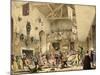 Twelfth Night Revels in the Great Hall, Haddon Hall, Architecture of the Middle Ages, 1838-Joseph Nash-Mounted Giclee Print