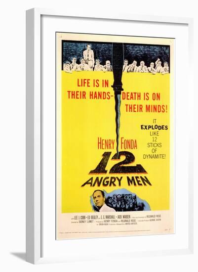 Twelve Angry Men, 1957-null-Framed Art Print