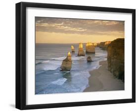 Twelve Apostles Along the Coast on the Great Ocean Road in Victoria, Australia, Pacific-Gavin Hellier-Framed Photographic Print