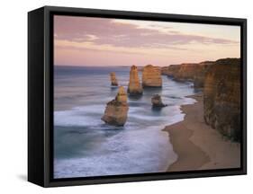 Twelve Apostles Along the Coast on the Great Ocean Road in Victoria, Australia, Pacific-Gavin Hellier-Framed Stretched Canvas