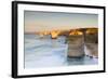 Twelve Apostles at Dawn, Port Campbell National Park, Great Ocean Road, Victoria, Australia-Ian Trower-Framed Photographic Print